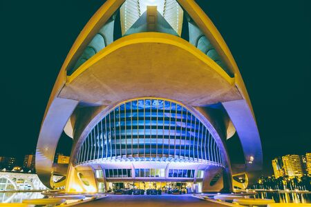 VALENCIA, SPAIN - JULY 25, 2016: Calatrava City Of Arts And Sciences In Downtown City Of Valencia.のeditorial素材