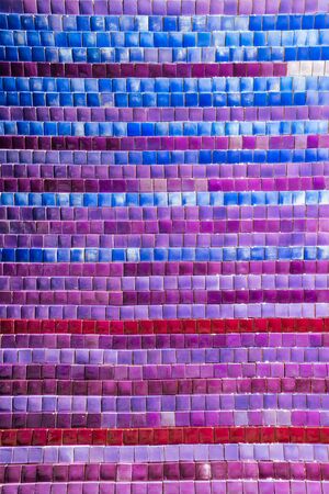 Purple And Blue Fountain Marble Tiles Abstract Backgroundの写真素材