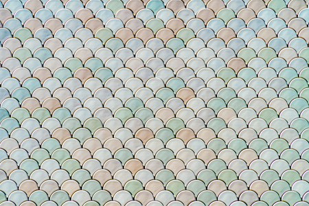 Architectural Mesh Detail With Fish Scales Texture Bumpの写真素材