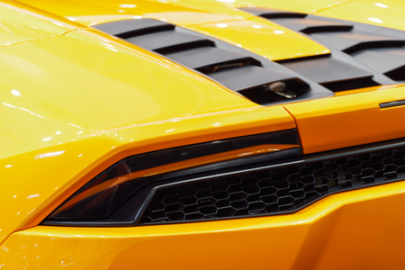 Back Lights Of Luxurious Sports Carの写真素材