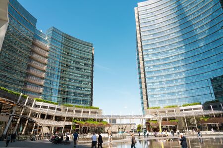 MILAN, ITALY - MAY 31, 2019: Porta Nuova Or New Door, The Main Business District In Milanのeditorial素材