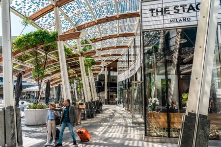 MILAN, ITALY - MAY 31, 2019: Porta Nuova Or New Door, The Main Business District In Milanのeditorial素材