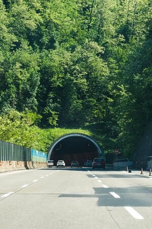ROME, ITALY - MAY 30, 2019: Traveling By Car On Busy Highway Roads In Italyのeditorial素材
