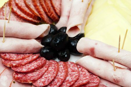 sausage snackの写真素材