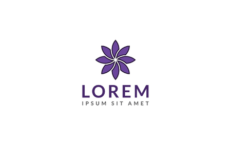 Generic flower logoのイラスト素材