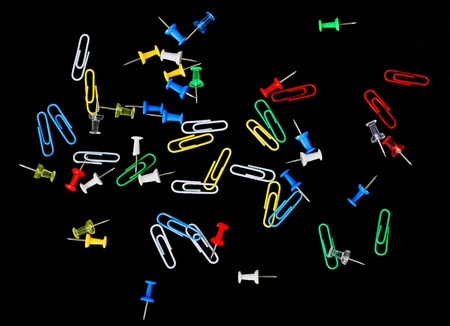 Paper clipsの写真素材