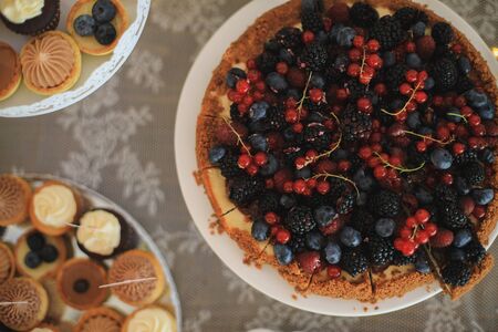 Forest fruit plateの写真素材