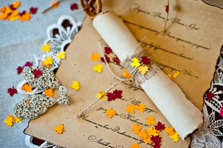 Beautiful and unusual invitation to the wedding