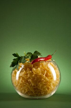 Pasta in the bowlの写真素材