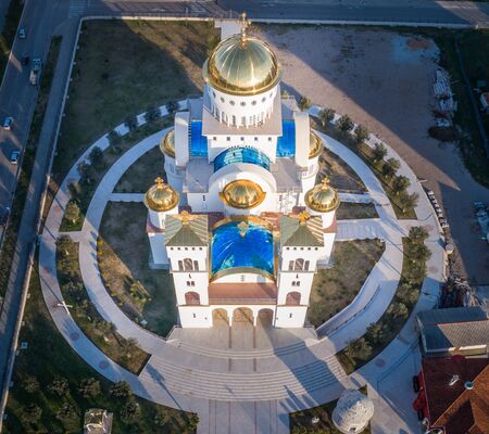 Orthodox Church of Saint Jovan Vladimir in Bar, Montenegroの写真素材