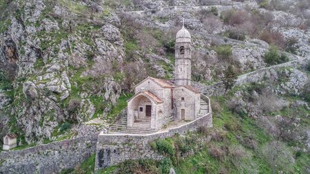 Church of Our Lady of Remedy, Kotorの写真素材