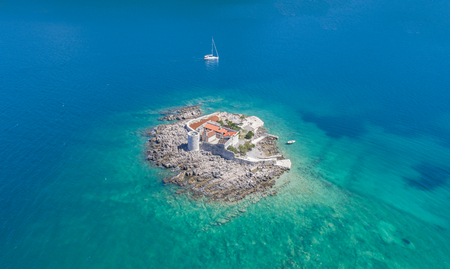 Island Otocic Gospa Near the island of Mamula.の写真素材