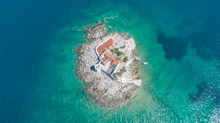 Island Otocic Gospa Near the island of Mamula.の写真素材