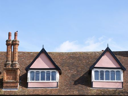 Loft of Clare Priory, Suffolkの写真素材