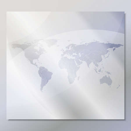 transparent world map vector at an abstract gray backgroundの写真素材