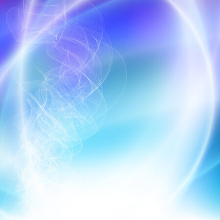 Smoke on a blue abstract background vector.のイラスト素材