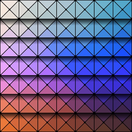 Abstract triangle design, dark background illustration