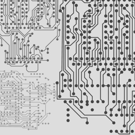 Microchip background, electronic circuitのイラスト素材