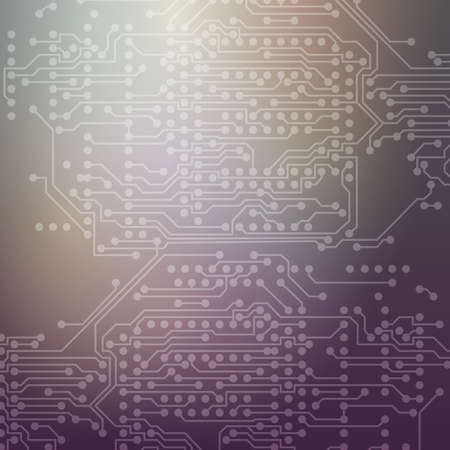 Microchip background, electronic circuitのイラスト素材