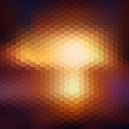 Abstract blurred background, abstract modern hexagonal template vector.のイラスト素材