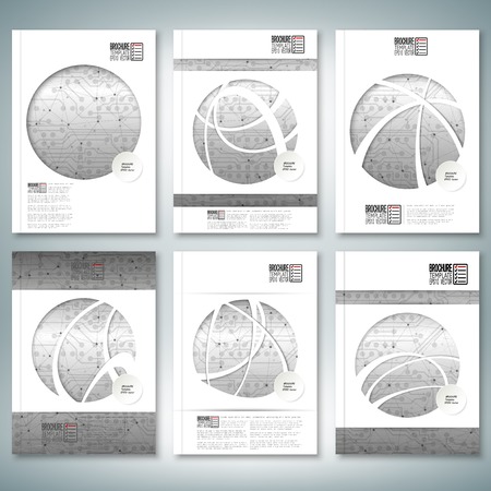 Brochure, flyer or report for business, template のイラスト素材