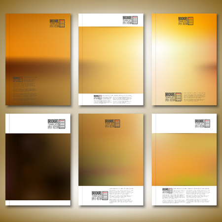 Abstract blurred background. Brochure, flyer or report for business, templates vector.のイラスト素材