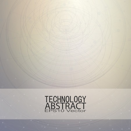 Technical retro background. Conceptual vector template. Abstract background vector.のイラスト素材