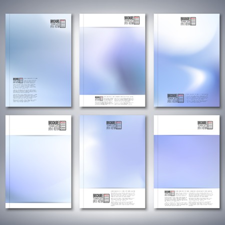 Abstract blurred background. Brochure, flyer or report for business, templates vector.のイラスト素材