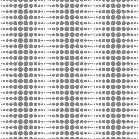 Vector halftone seamless pattern. Abstract dotted black and white background.のイラスト素材