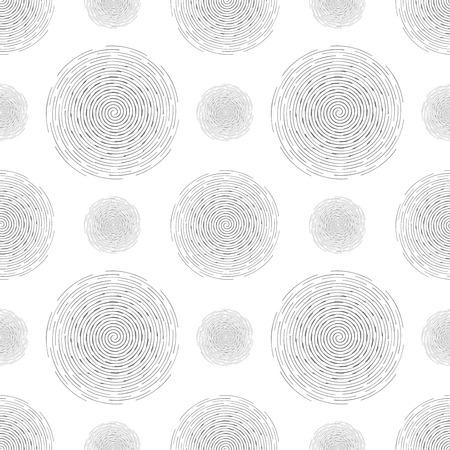 Abstract seamless spiral design pattern. Circular background, vector illustration.のイラスト素材