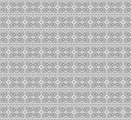 Traditional national embroidered seamless pattern. Abstract vector texture.のイラスト素材