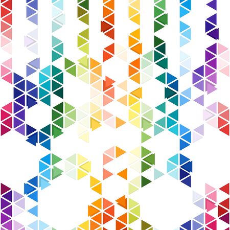 Abstract colorful business background, modern stylish hexagonal and triangle vector texture.