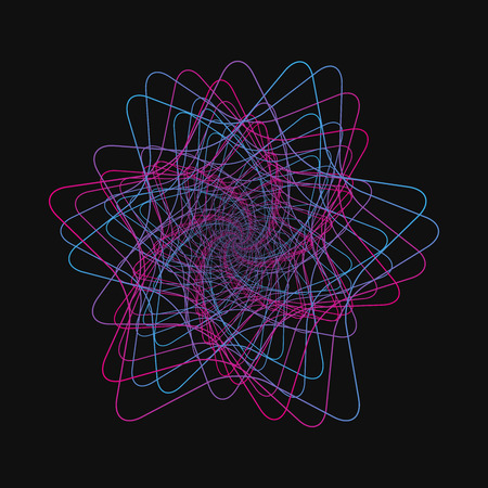 Random chaotic lines that creat real shapes. Chaos pattern, abstract texture. Order vs chaos concept
