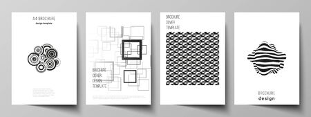 Vector layout of A4 format modern cover mockups design template for brochure, magazine, flyer,...