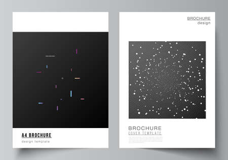 Vector layout of A4 format cover mockups design templates for brochure, flyer layout, booklet, cover...