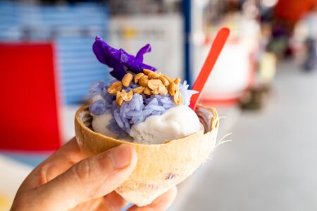 Typical Thai street food. Tahailand Marketsの写真素材
