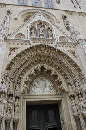 Zagreb Cathedralの写真素材