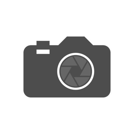 Photography diaphragm icon - digital camera illustrations - photo & picture sign and symbols. Vector eps 10のイラスト素材