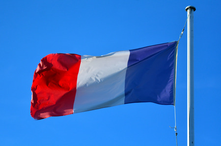 The national flag of France.の写真素材