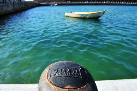 The old Tel Aviv Port Area in Tel Aviv, Israel.のeditorial素材