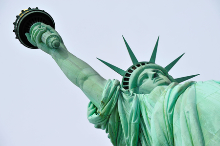 The Statue of liberty Manhattan, New York, USA.の写真素材