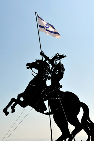 Statue of Napolion in Acre Akko, Israel.のeditorial素材