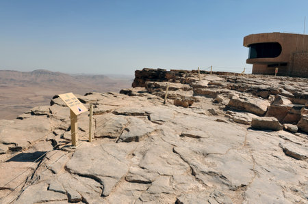 The Ramon Crater,  Israel.のeditorial素材