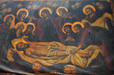 The Church of the Holy Sepulcher  in the Jerusalem old city.のeditorial素材