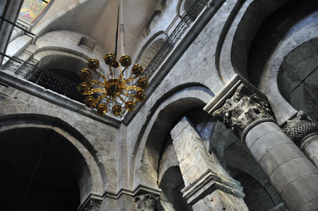 The Church of the Holy Sepulcher  in the Jerusalem old city.のeditorial素材