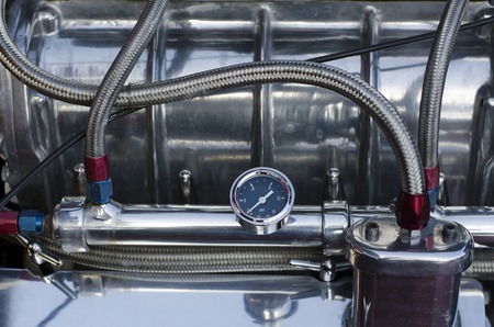 Internal combustion engine parts of a motor car.の写真素材