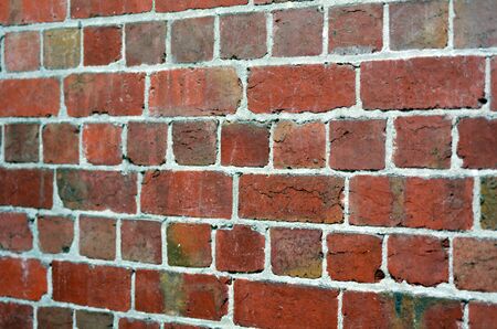 Old brick wall surface background texture.