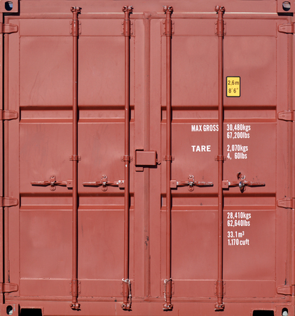 Container in a sea port. background texture.