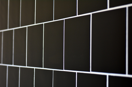 Square tile wall background and texture.の写真素材
