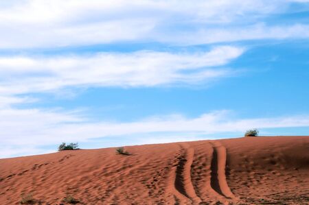 The wonderful landscape view of Wadi Rum.の写真素材